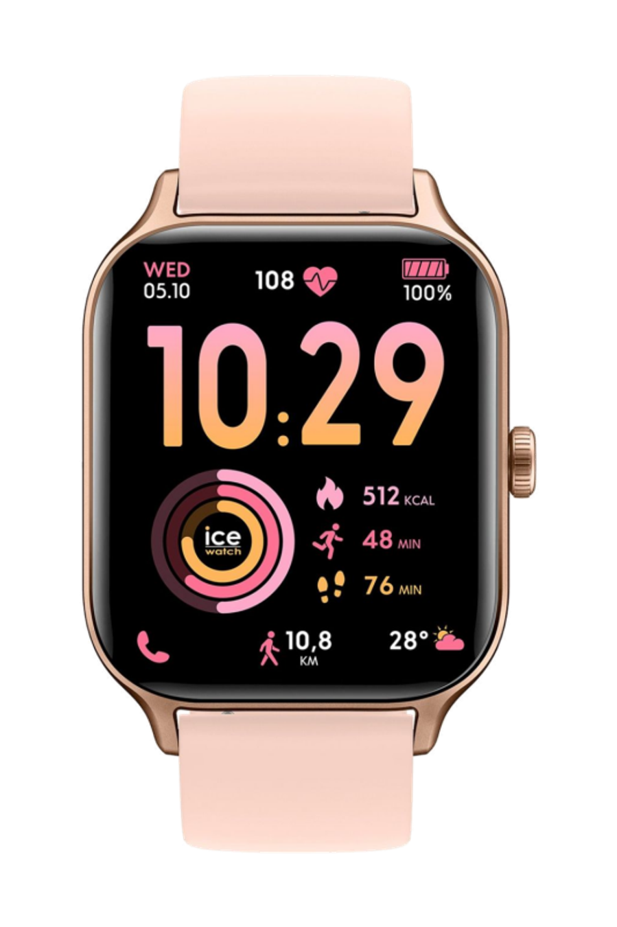 Smartwatch Ice fit RT 3.0 Rose-Gold Nude