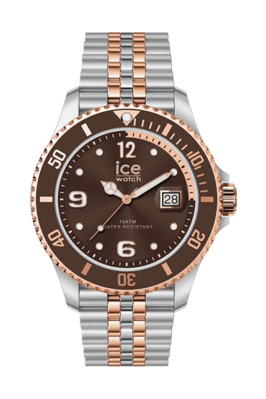 Date watch ICE steel Rose-gold