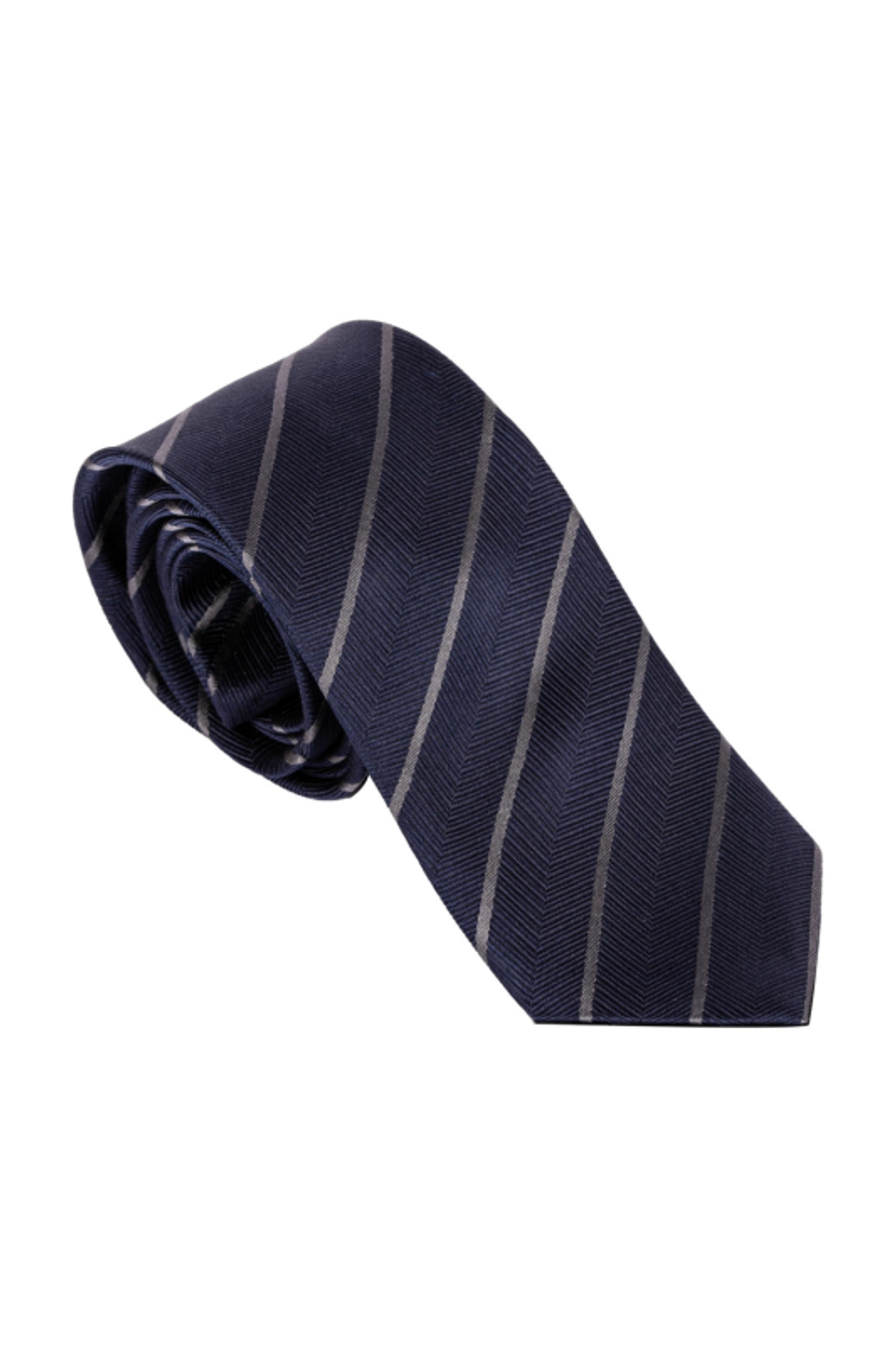 Seide Krawatte Lorem Navy