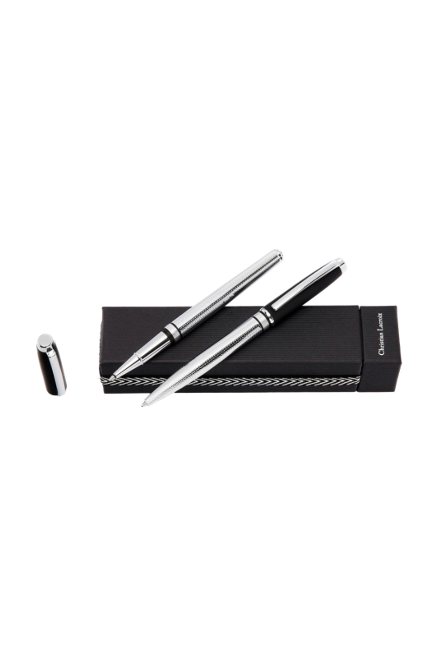 Set Caprio Soft Black (kugelschreiber & tintenroller)
