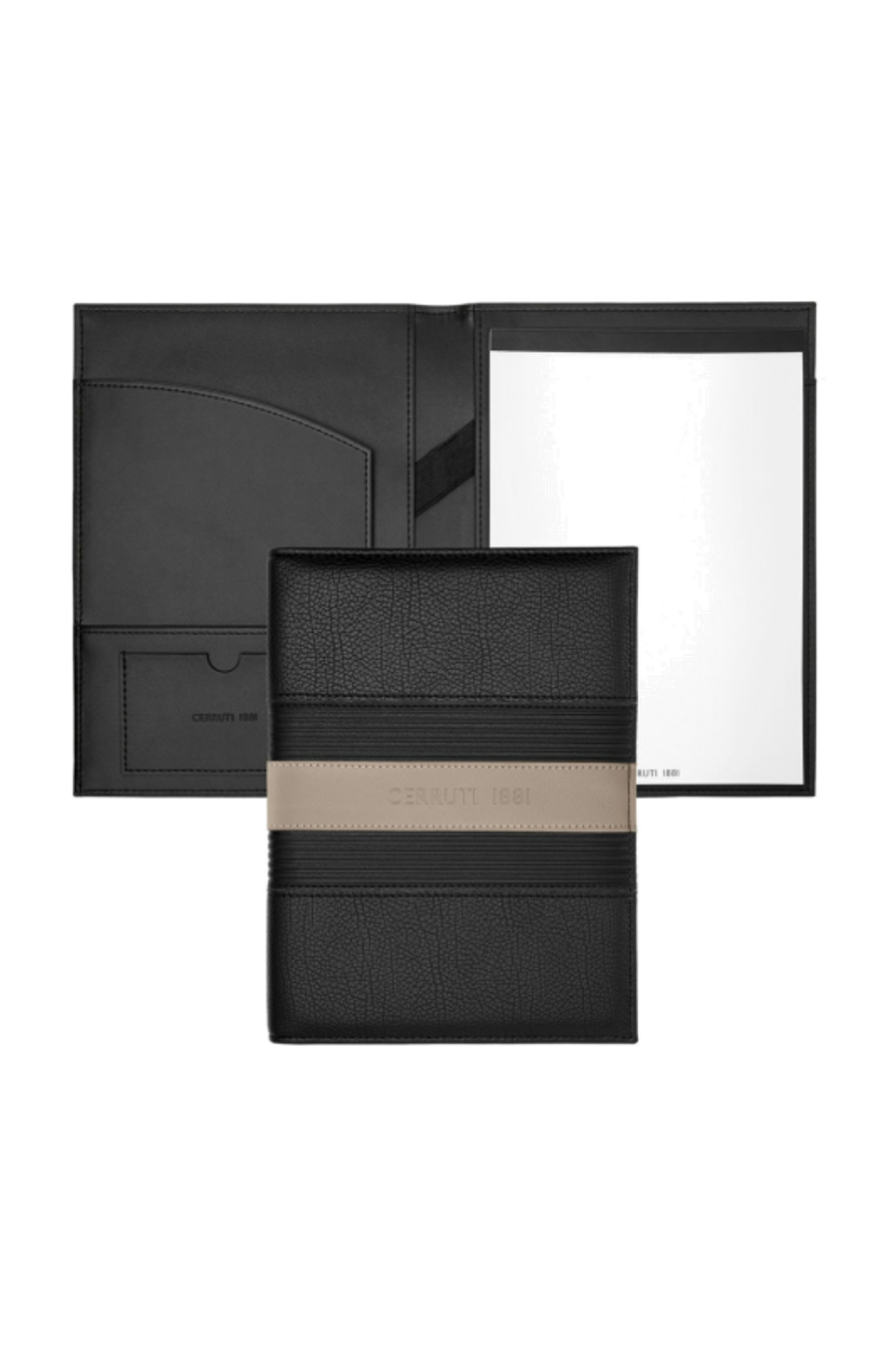 A5 Schreibmappe Delano Taupe & Black