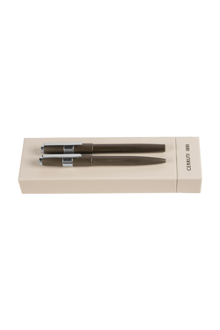 Set Block Brushed Gun (kugelschreiber & füllfederhalter)