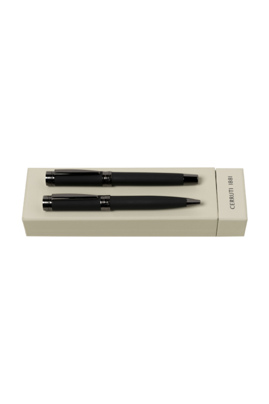 Parure Zoom Soft Black (stylo bille & stylo plume)