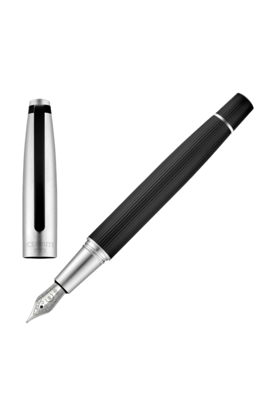 Stilografica Benson Black & Chrome