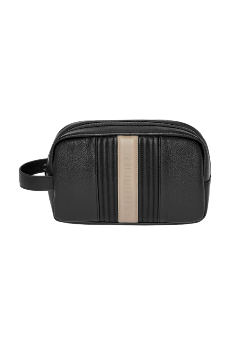 Toiletry Bag Delano Taupe & Black